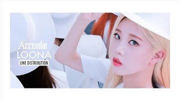 How Would LOONA Sing Accendio by IVE? - Line Distribution