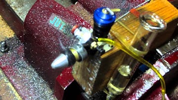 Cox Tee Dee .049 Diesel with Throttle bench run