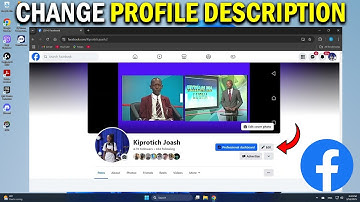 How To Edit Profile Bio  Write Profile Description in Facebook - Easy Fix