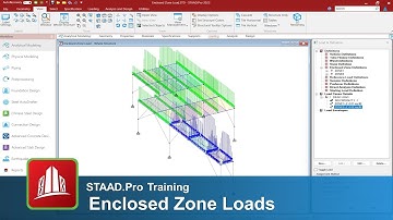 Creating Enclosed Zone Loads in STAAD.Pro 2023