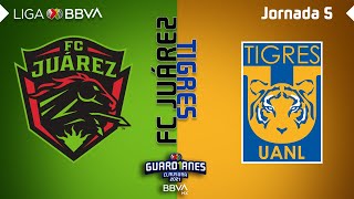 Resumen | Juárez vs Tigres | LIGA BBVA MX - Guard1anes 2021 - Jornada 5 |