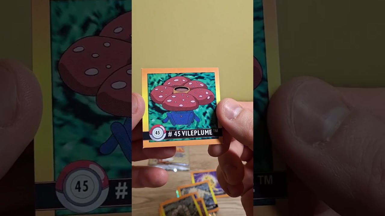 Pokemon stickers Artbox 1999 Amazing vintage 