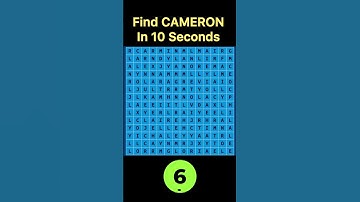 🔥Can You Find CAMERON 🚀 ✨It in 10 Seconds 🚀 | Puzzle #1 🧩 #shorts #puzzle #viralvideo