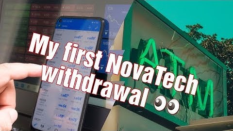 My First NovaTech Withdrawal