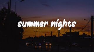 songs that will take you back to these summer nights  ~nostalgia playlist