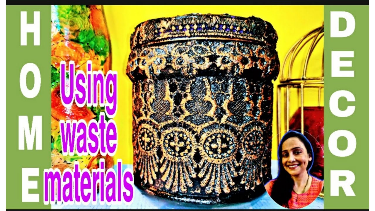 plastic box decoration ideas plastic container craft idea plastic box DIY box decoration