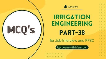 Irrigation Engineering MCQs | Job Interview Question with Answer Part-38 #civilengineering #mcqs