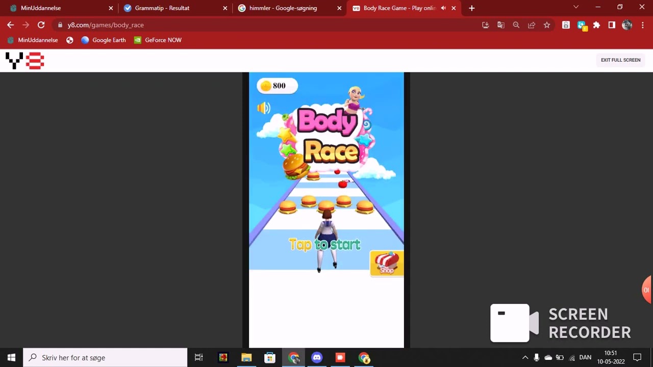 Y8 Game play (Dansk)
