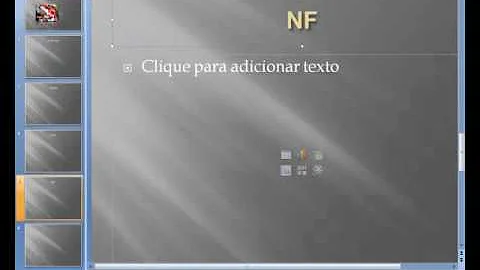 Como colocar música de fundo no PowerPoint 2007?