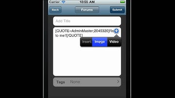 vBulletin Mobile - Replying to Post with Images and Video