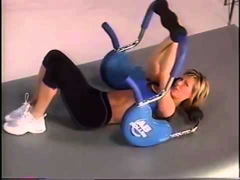 Ab Roller V-Crunch with Brenda Dygraf (Upper Abs and Oblique Workout) - Y.....