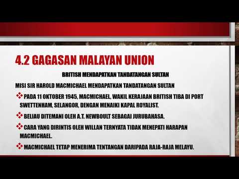 Wakil british malayan union tandatangan