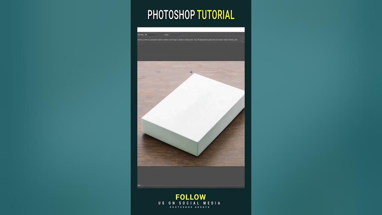 Box Mockup Using Vanishing Point | Photoshop tutorials