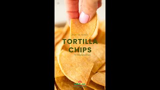 Making Tortilla Chips in the Air Fryer