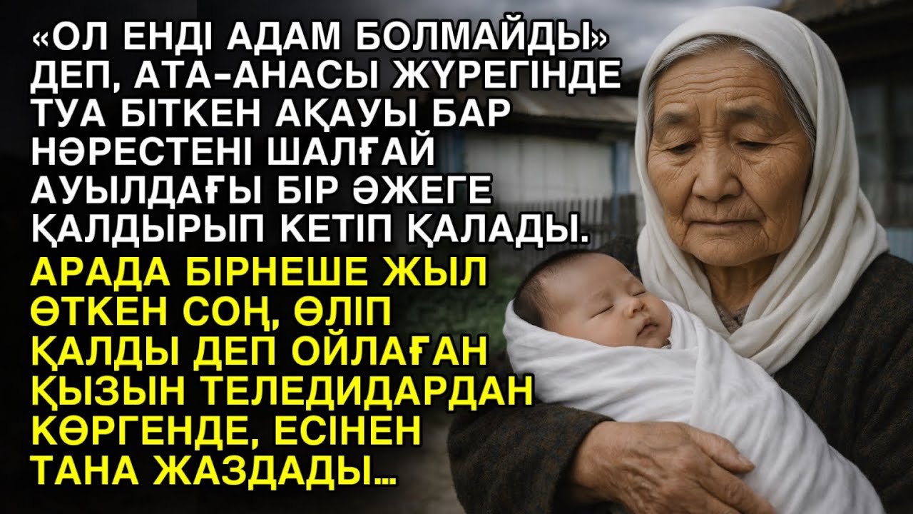 «ОЛ ЕНДІ АДАМ БОЛМАЙДЫ» ДЕП, АТА-АНАСЫ ЖҮРЕГІНДЕ ТУА БІТКЕН АҚАУЫ БАР НӘРЕСТЕНІ ШАЛҒАЙ АУЫЛДАҒЫ БІР…