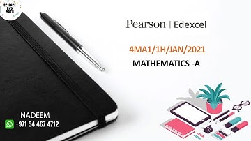 4MA1/1H/2021/JAN | Edexcel International GCSE Mathematics A | 2021| JAN | Science And Math