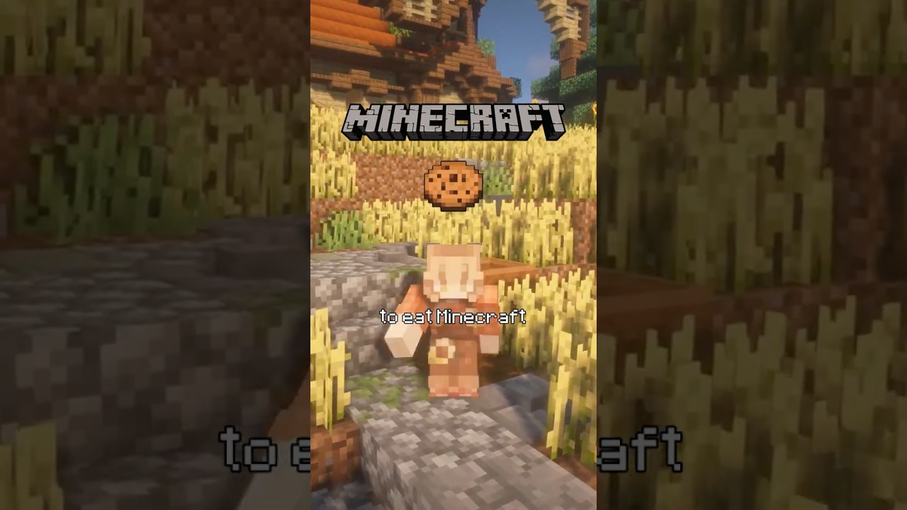 Minecraft Cookie in Real Life! 🍪