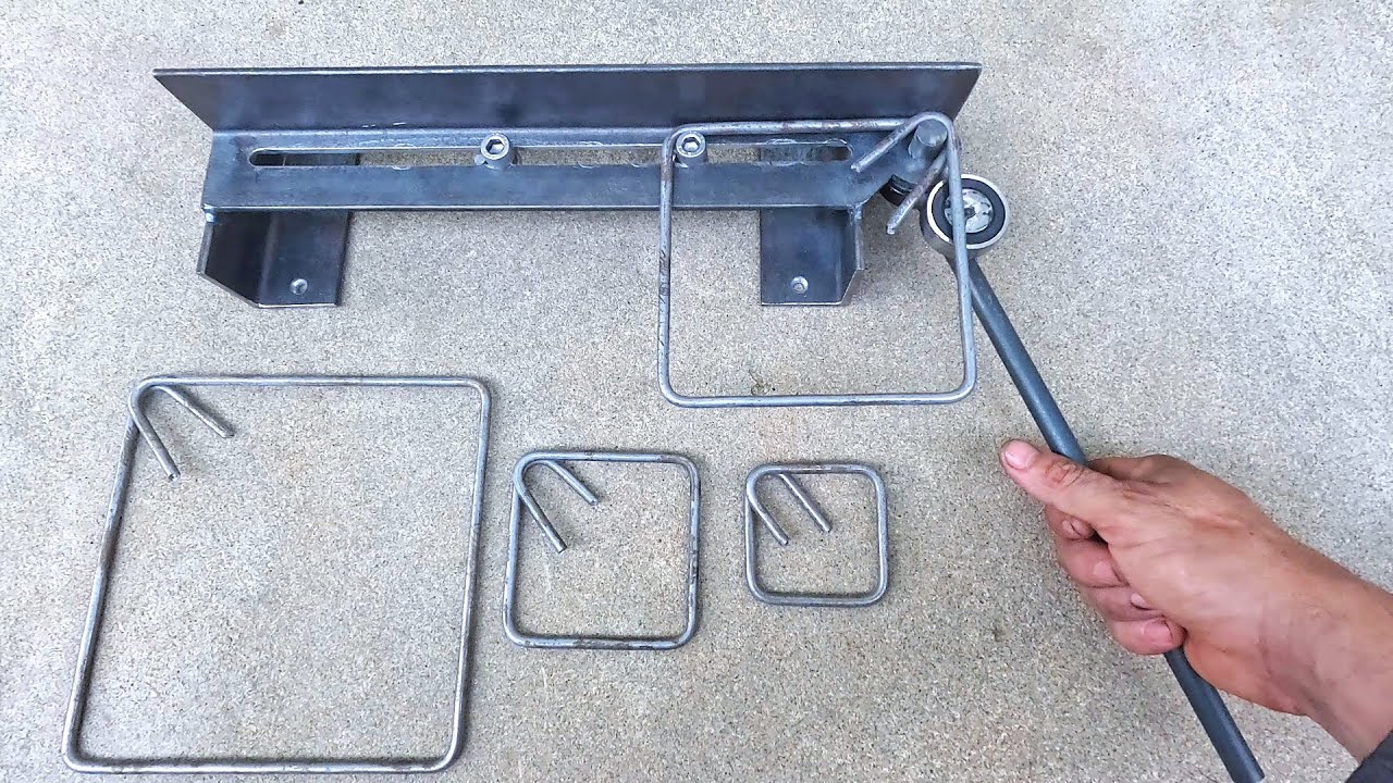 Como hacer una estribadora de alambrón 1/4, ajustable de 7 a 37 cm