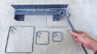 How to make a 1/4 inch wire rod stirrup, adjustable from 7 to 37 cm