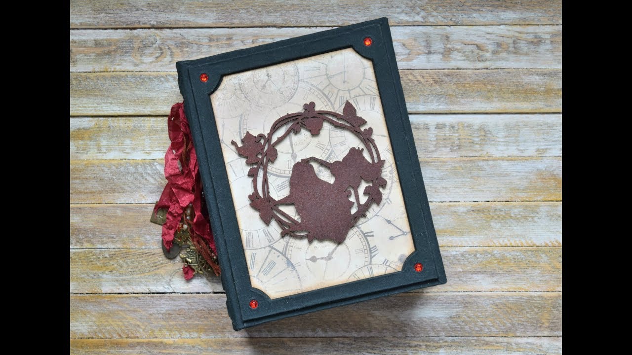 Junk Journals Flip Through \ Alice Junk Journal \ "Down the Rabbit Hole" (sold)