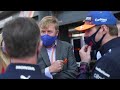 Max Verstappen meets King Willem Alexander of The Netherlands