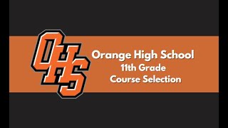 11th Grade Course Selection
