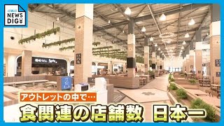 三井アウトレットパーク岡崎  11月4日オープン  食関連の店舗数は日本一!  地元住民も観光客も楽しめる場に【店舗一覧】