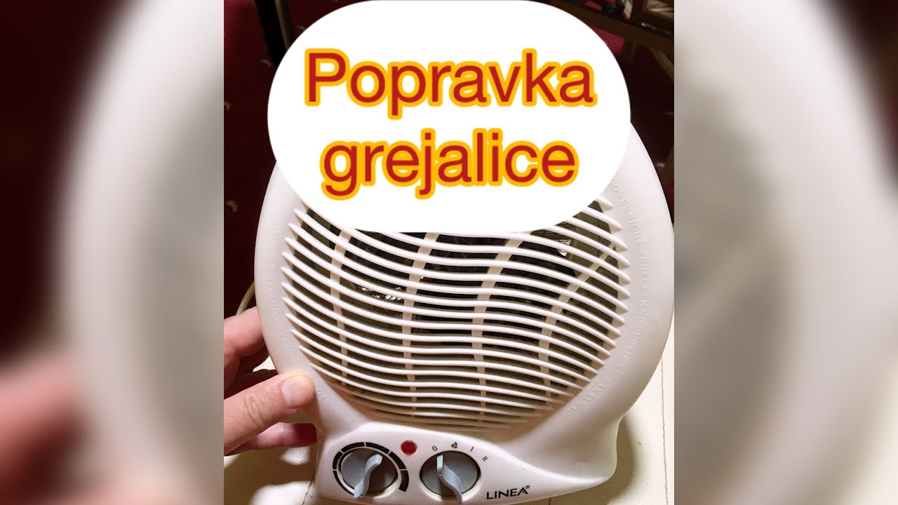 Popravka male grejalice ventilatora👆🪛👍