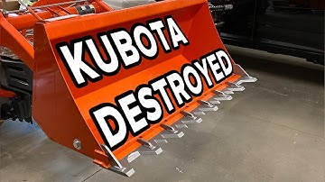 Parana Toothbar Install & Destroying the Kubota