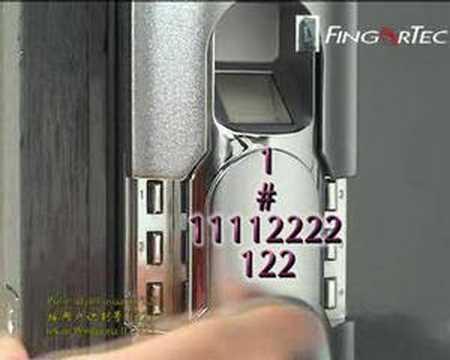 Keylock 6600_06-Enrollment & Verification by User ID