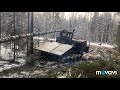 ТДТ-55 разулись в лесу