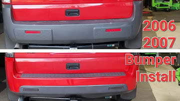MODIFICATION REQUIRED!!  2006/2007 Vue Rear Bumper Installation (04 Saturn Vue Project)