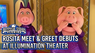 Rosita Debuts At Sing Character Meet And Greet In Minion Land At Universal Studios Florida