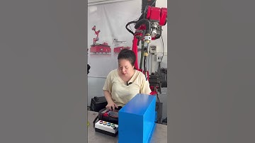 Welding robot. #industrial #robot #weldingrobot #spraying