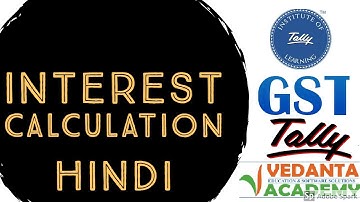 Webinar Interest Calculation in Tally ERP 9 Hindi
