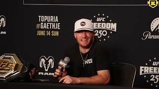 Justin Gaethje Explains Ilia Topuria Beef, Talks White House Championship Fight & Retirement Plans 👀