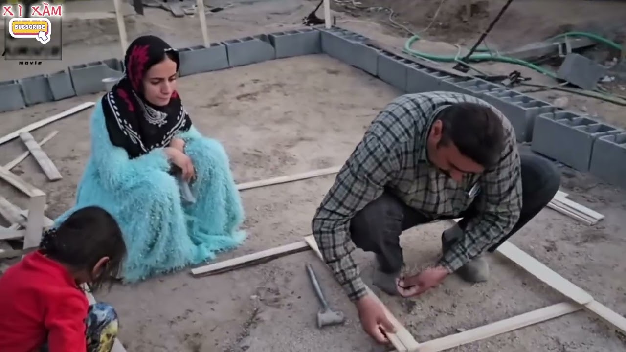 [Phần 53] Cuộc Sống Du Mục: Gia Đình Ali Xây Vườn Rau Bằng Gỗ Cũ