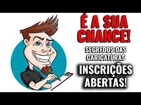 SEGREDOS DAS CARICATURAS INSCRIÇÕES ABERTAS