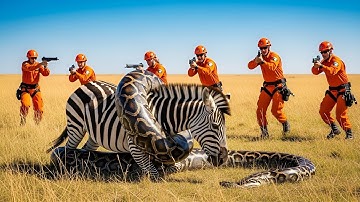 “Python vs Zebra: Epic Wildlife Rescue – Heroes  Save the Savannah”