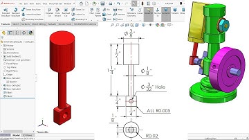 Wobbler Steam Engine in SolidWorks Part 4.PISTON