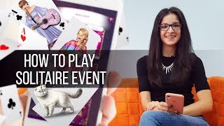 How to play solitaire event in Lady Popular? screenshot 4