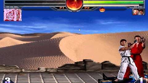 MK3 Sub Zero & Scorpion VS Street Fighter The Movie Ryu & Ken