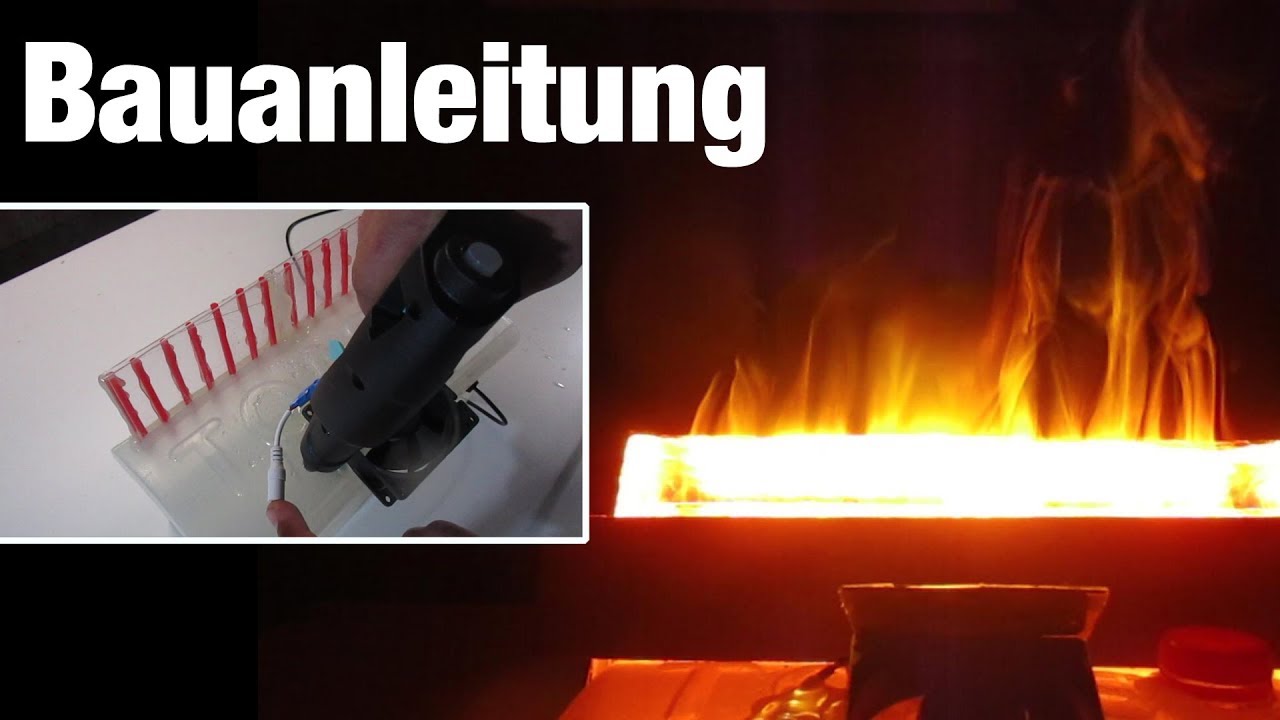 Feuer aus Wasserdampf - DIY Bauanleitung
