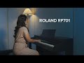 Roland rp701 digital piano bersama sarah natasya