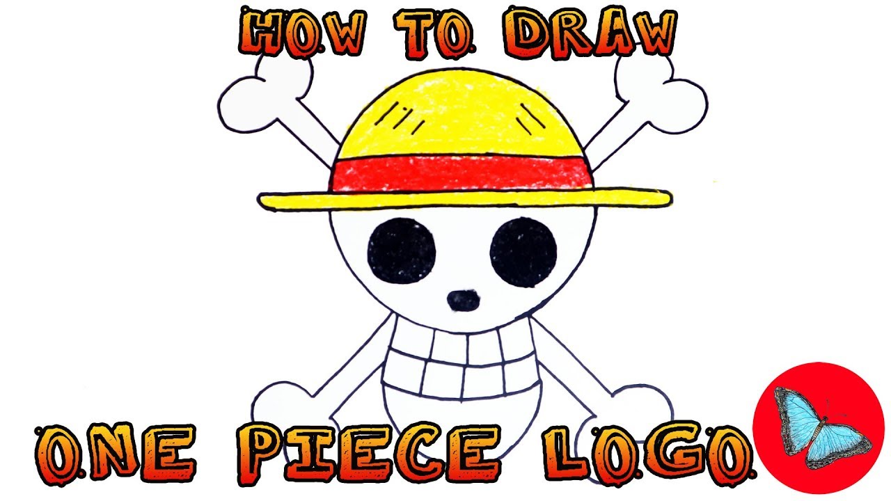 How To Draw One Piece Logo Drawing Animals Youtube