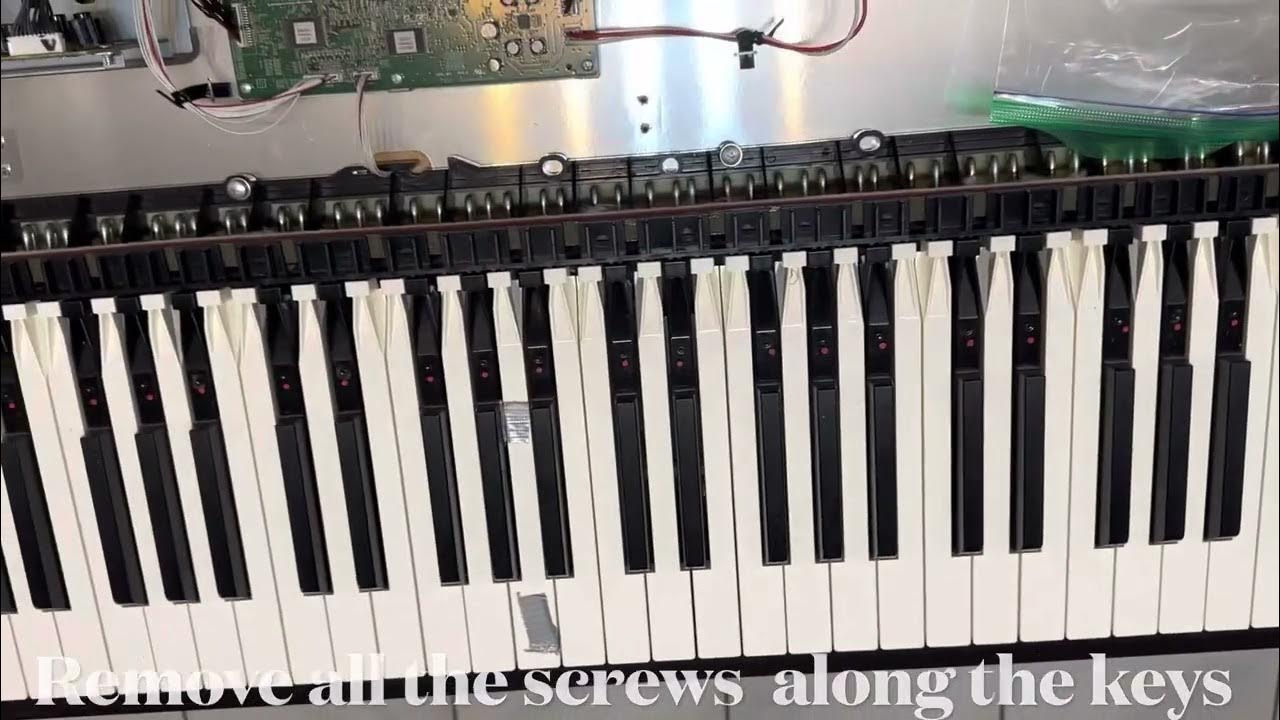 Yamaha digital piano keyboard repair - YouTube