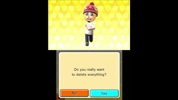 What happens when you delete your save data in Tomodachi Life [HD]