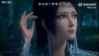 Xiao Yan💖 Yun Zhi 💔 kissing scene all romantic scene #battlethroughtheheavens #anime #donghua