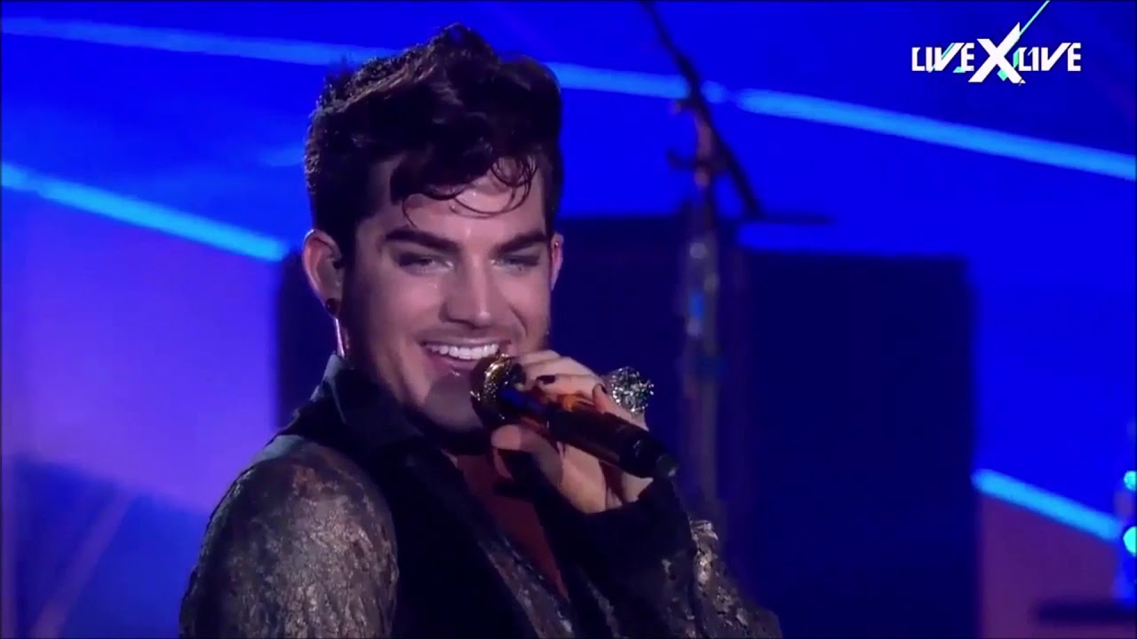 Adam Lambert's Best Blue Hair Moments - wide 3