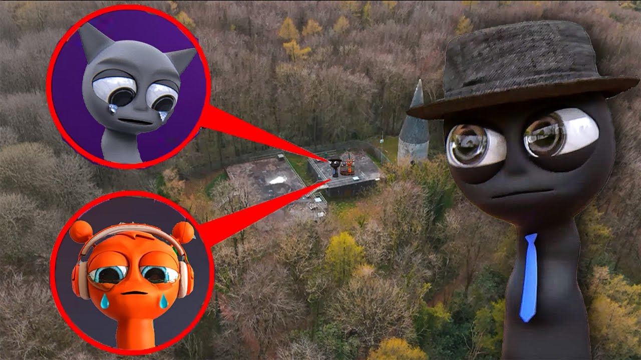 Sprunki陷入困境！被困在笼子里 | Anglikosik CN 用中文